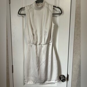 Lulu's Chic White Mini Dress
